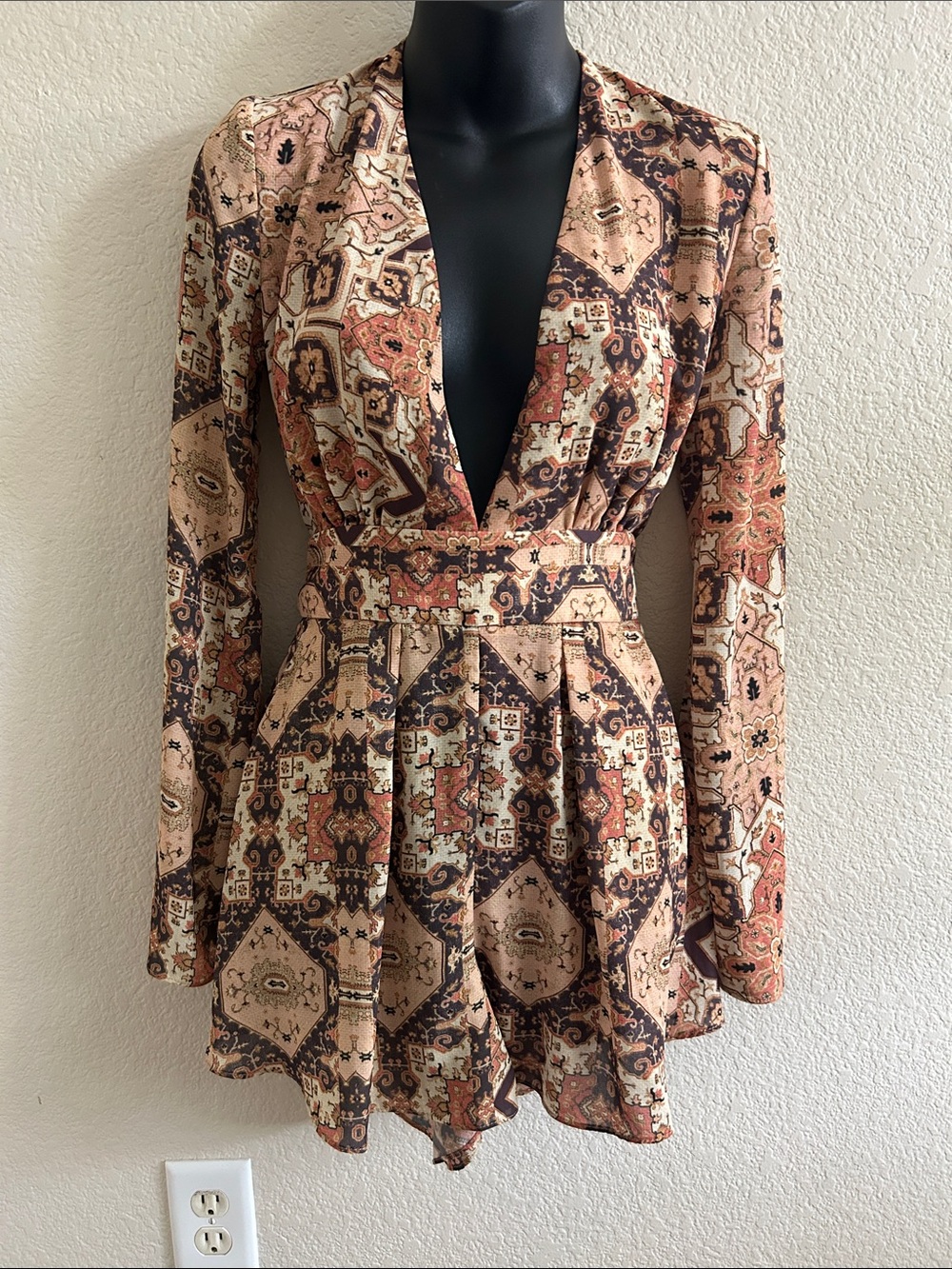 Bec & Bridge Mandala Romper in Boho Print